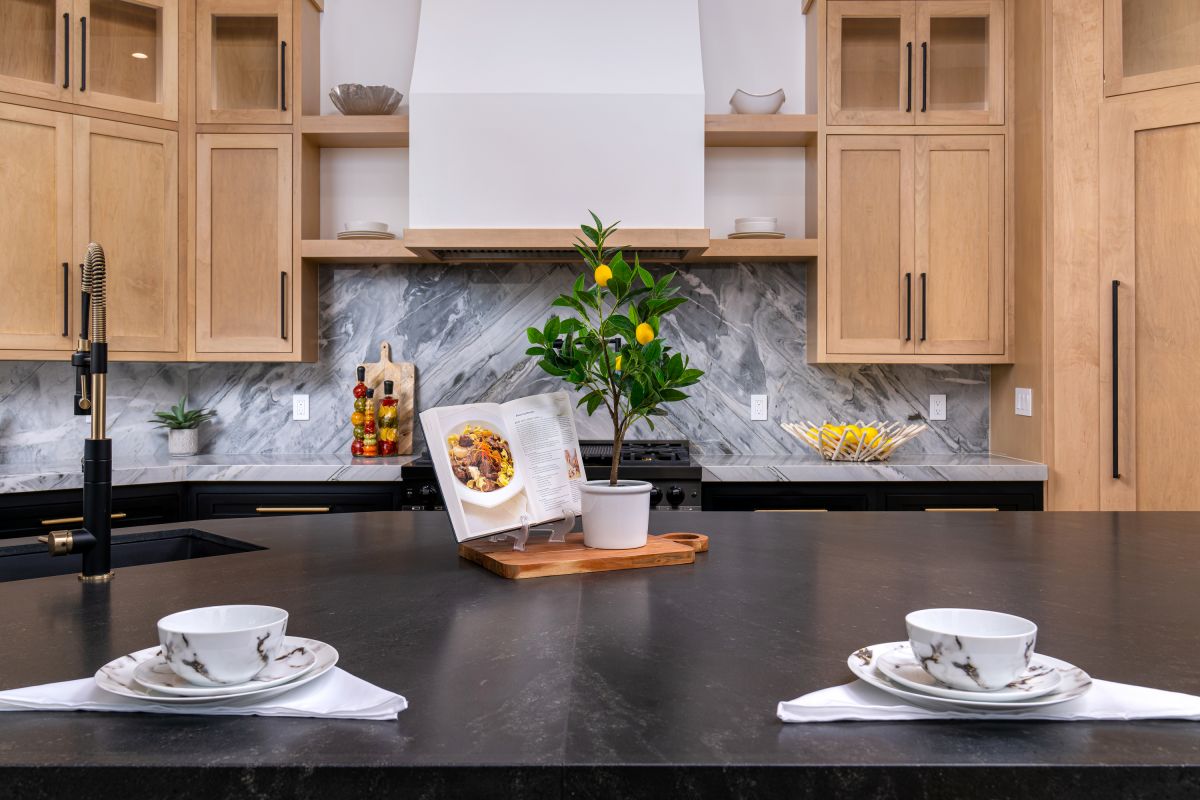 Beautifully designed kitchen space by Stately Home Staging