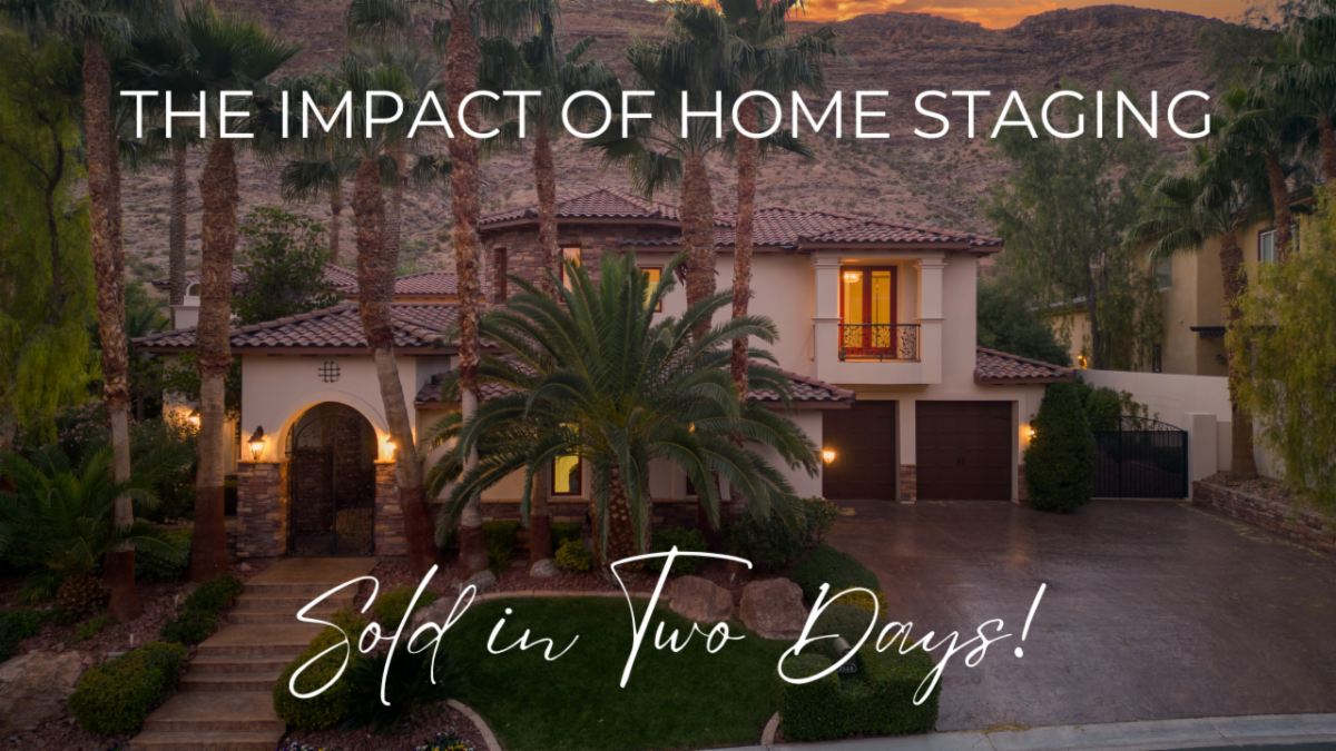 Professional Staging Transformation in Las Vegas Home